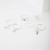 Nature Motif Ring Pack