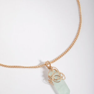 Green Fluorite Shard Necklace
