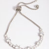 Rhodium  Tennis Bracelet