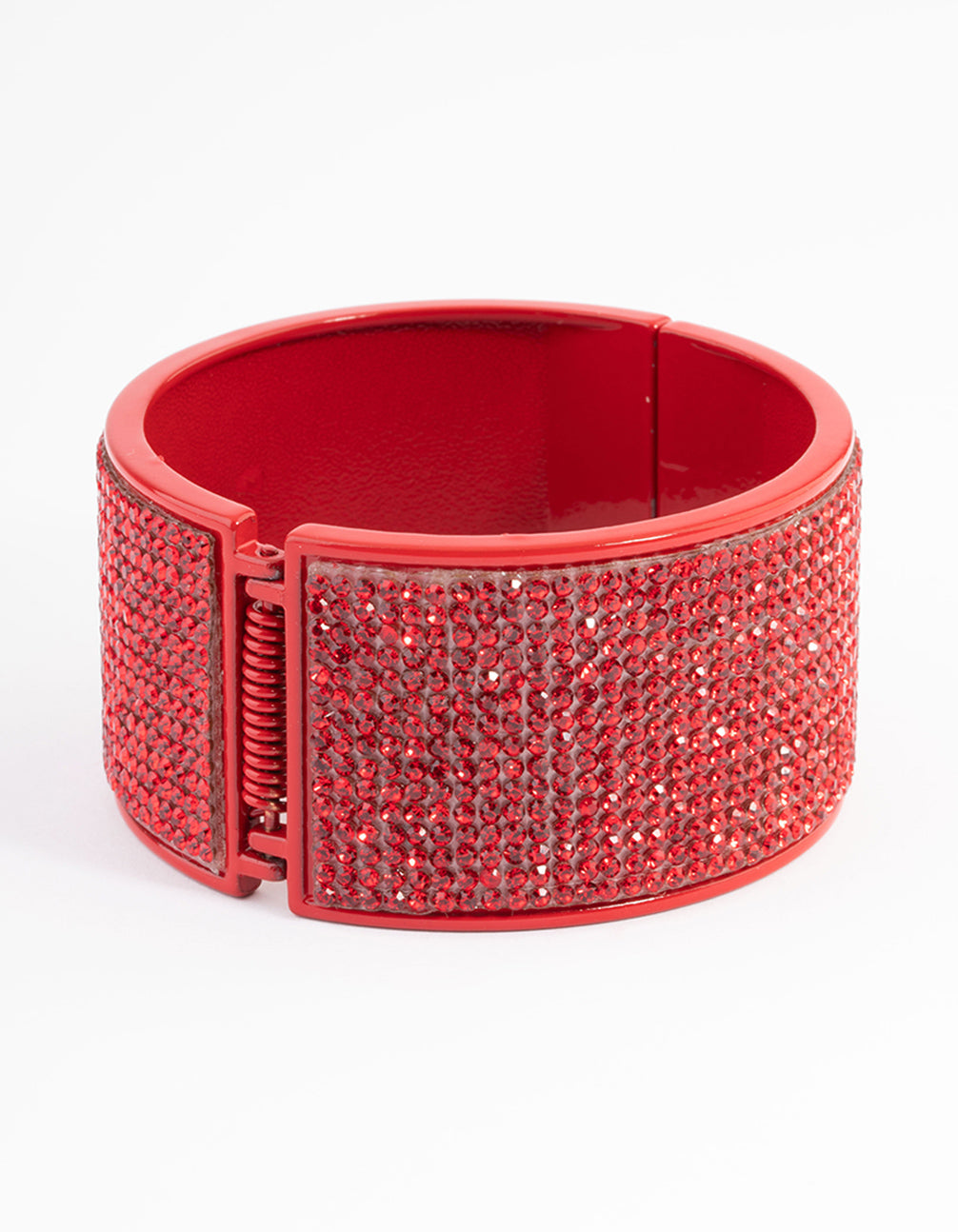 Red Statement Clamp Bracelet
