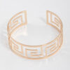 Greek Pattern Cuff Bangle