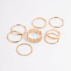 Classic Braid Ring 8-Pack