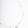 Rose Satelite Chain Necklace
