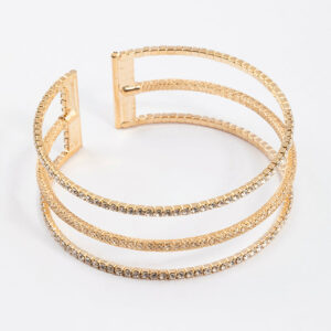 Textured Triple Row Bangle