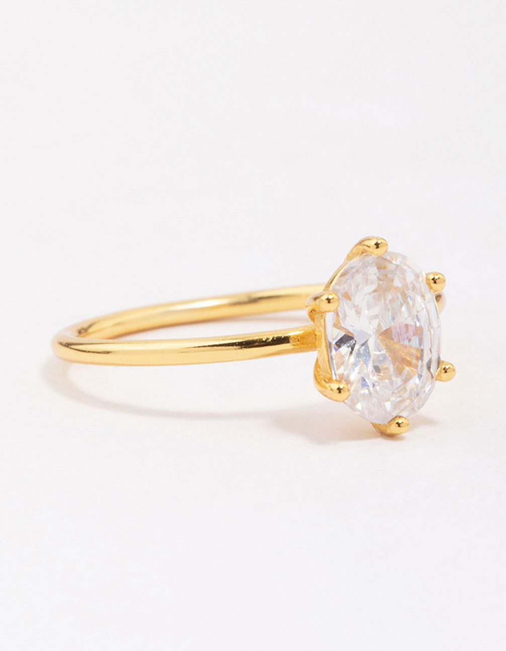 Oval Solitaire Ring