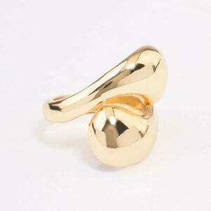 Stacked Swirl Cocktail Ring