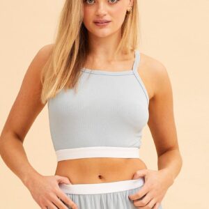 Blue Mia Soft Rib Tank